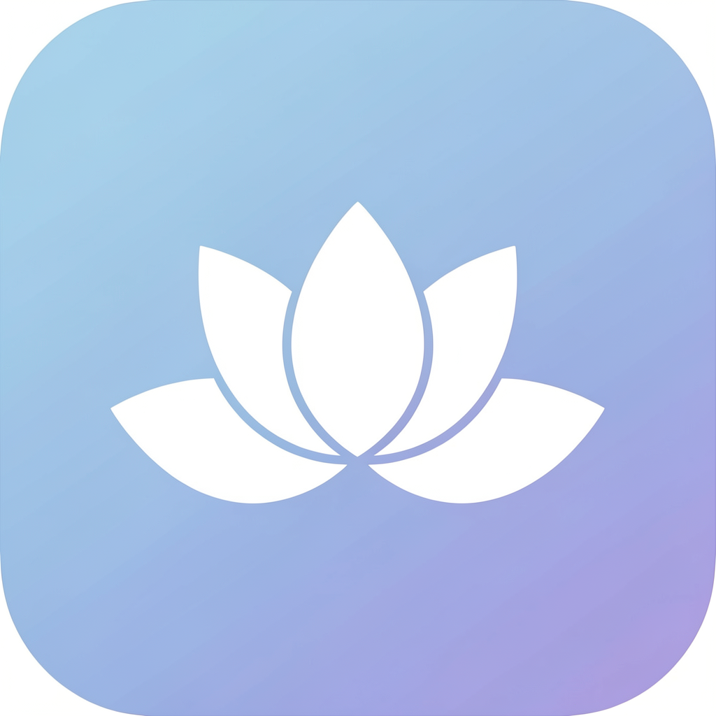 Meditation app icon design